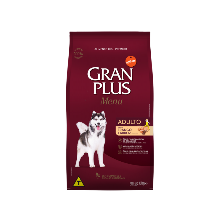 Gran Plus Adulto Pollo & Arroz 15 Kg.