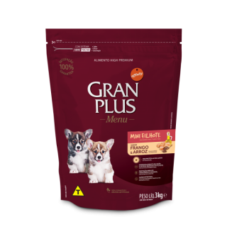 Gran Plus Mini Filhote "Cachorro Pollo & Arroz" 1Kg y 3Kg Puppy