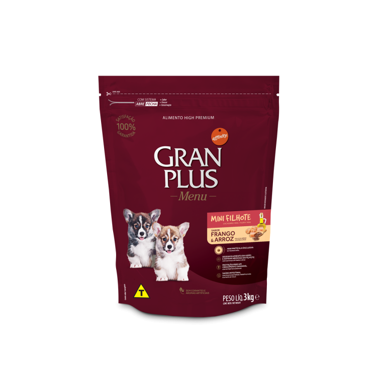 Gran Plus Mini Filhote "Cachorro Pollo & Arroz" 1Kg y 3Kg Puppy