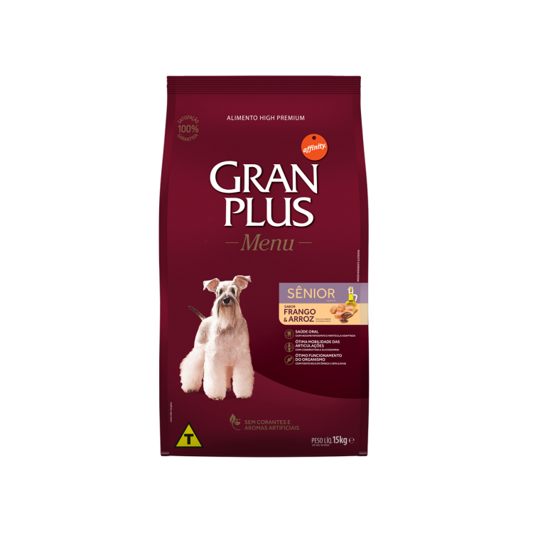 Gran Plus Senior Pollo & Arroz 15 Kg.