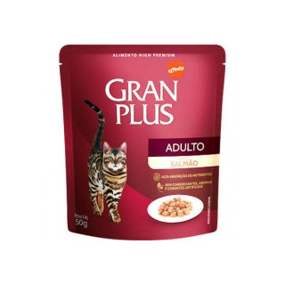 Gran Plus Gatos Adultos pouch "Sachet Sabor Salmón" 85 g.