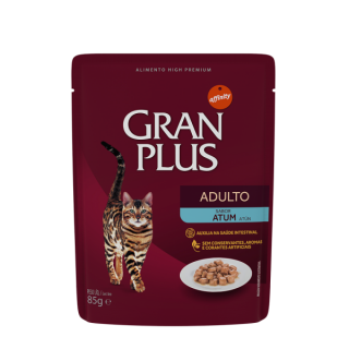 Gran Plus Gatos Adultos pouch "Sachet Sabor Atún" 85 g.